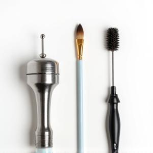 Coffee grinder cleaning and calibration kit